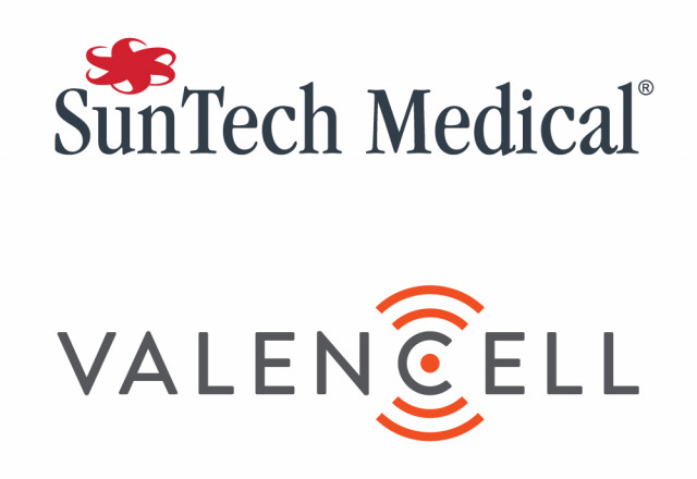 SunTech Medical and Valencell Logos