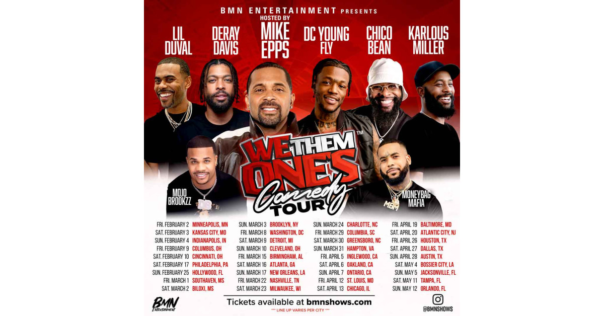 'We Them One's Comedy Tour' 2024 Tour Dates Have Been Released: Pre - We Them Ones Comedy Tour Jacksonville Fl