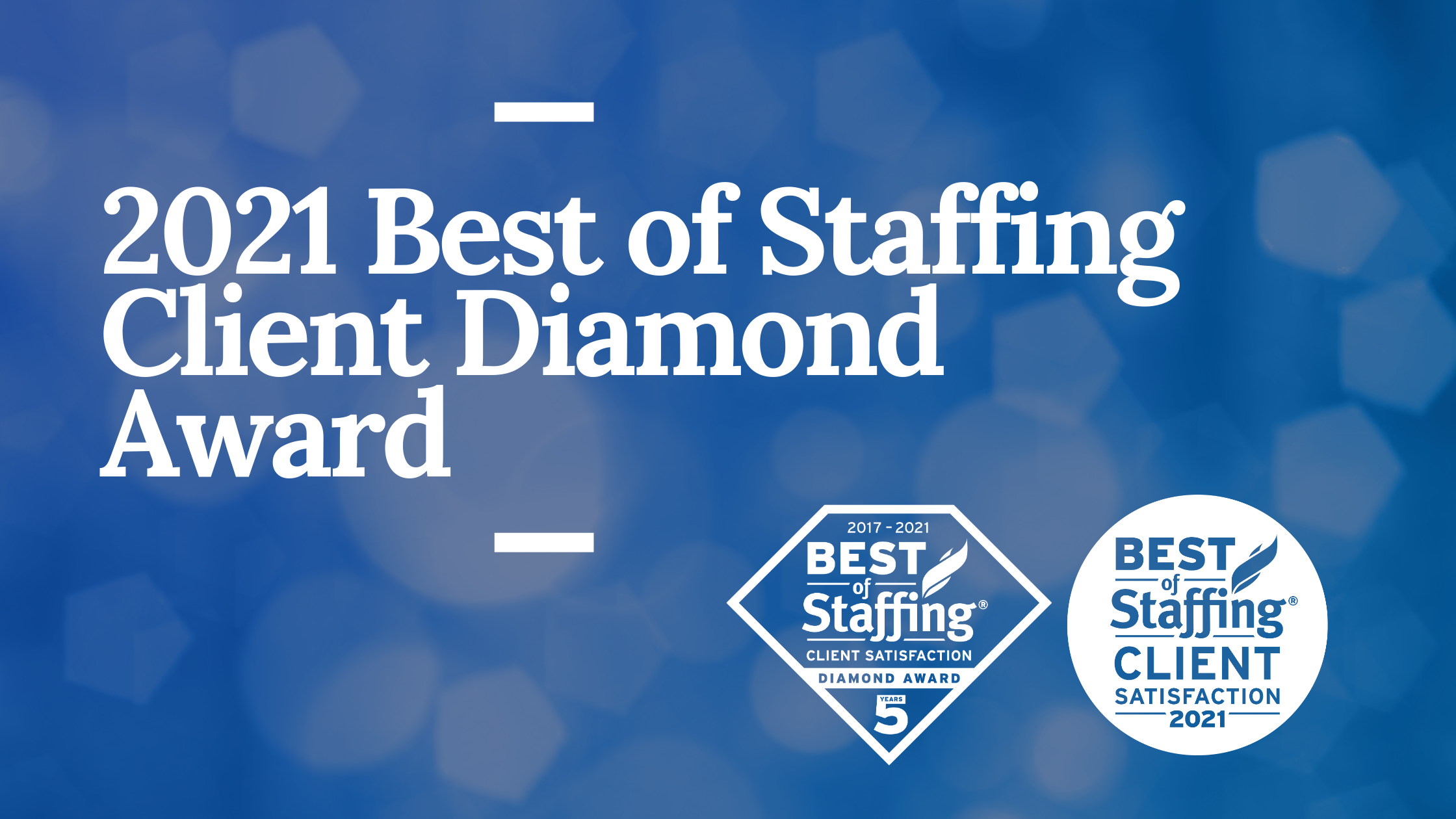 Sparks Group Wins ClearlyRated's 2021 Best Of Staffing Client Diamond ...