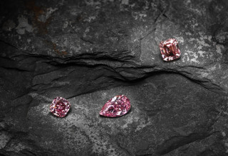3 of the 16 stones won by Leibish at the 2020 Pink Argyle Diamond Tender