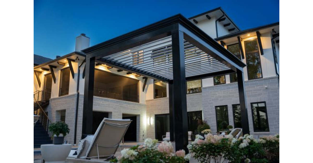 The Luxury Pergola Makes High-End Motorized Pergolas Accessible to All ...