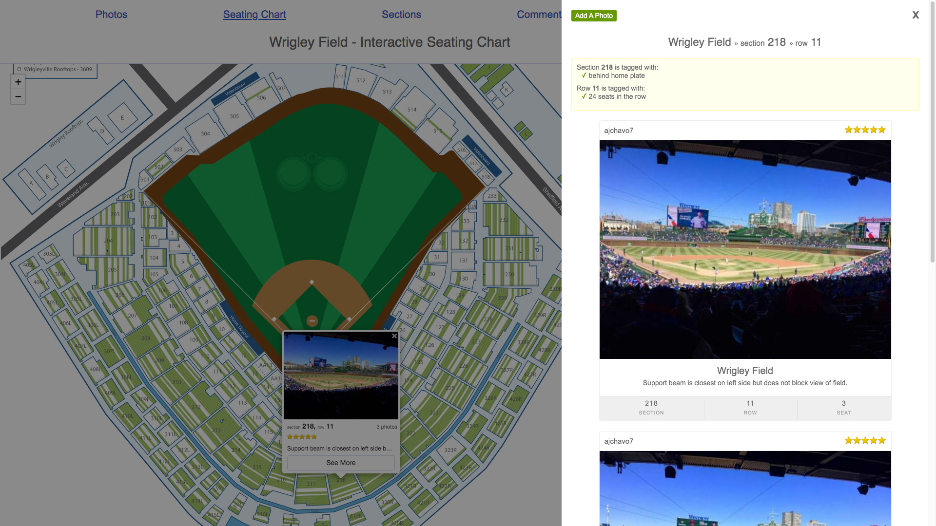 Wrigley Seating Chart With Rows