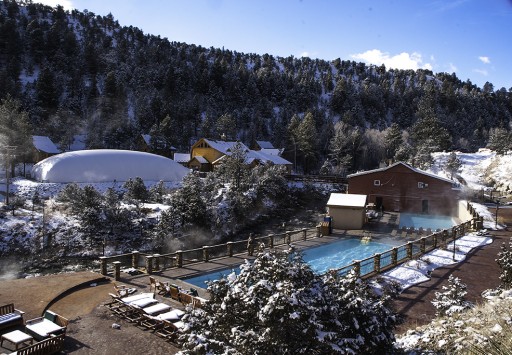 Mount Princeton Hot Springs Resort - winter, Nathrop