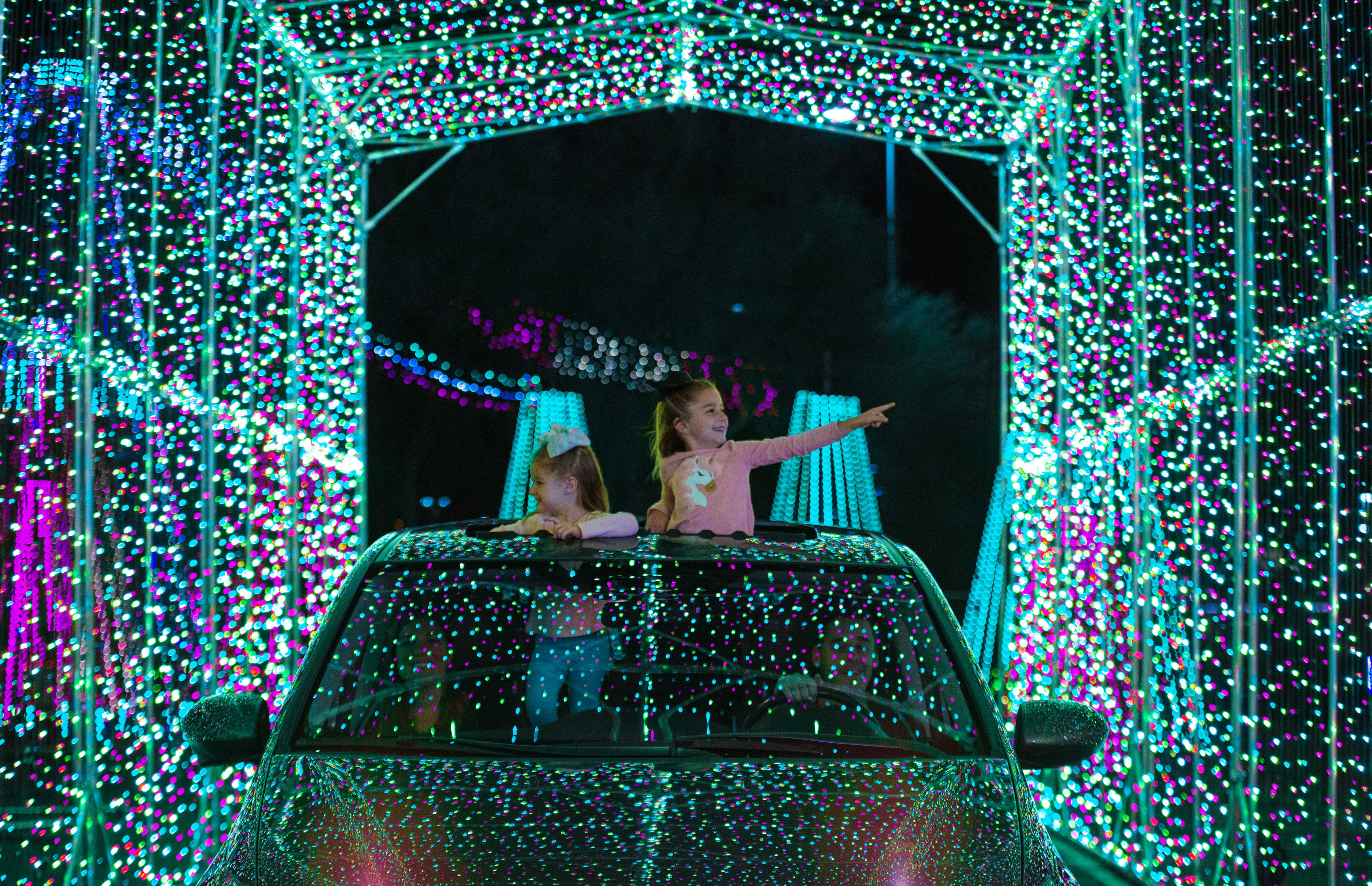 The World's Largest DriveThrough Animated Light Show Debuts in