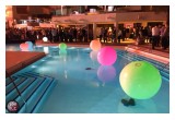Cosmopolitan hotel event lights up poolside special event with LED glowballs