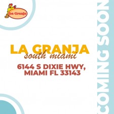 New La Granja Restaurant Opens in Miami at 6144 S Dixie Hwy South Miami, FL 33143. Buen Provecho!