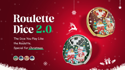 Unique Dice Presents Roulette Dice 2.0 Christmas Edition: A Festive and Versatile Gaming Experience