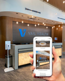 Vail Health Entrance with Eyedog.US