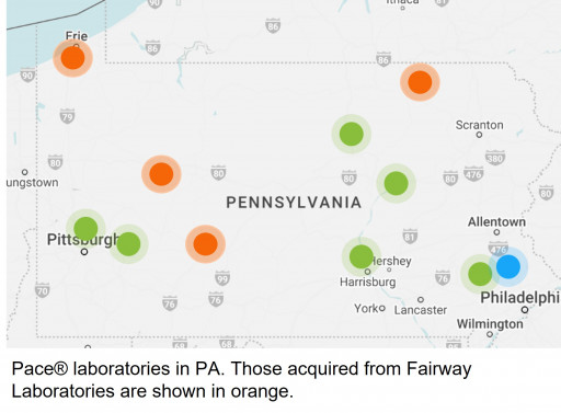 Pace&#174; Analytical Services Adds Four Locations in Pennsylvania