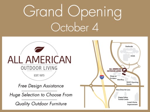 All American Outdoor Living Stylish Patio Furniture Grand Opening - The Shops at Norterra