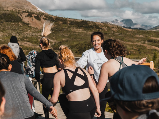 Barre in the Mountains at Banff Sunshine