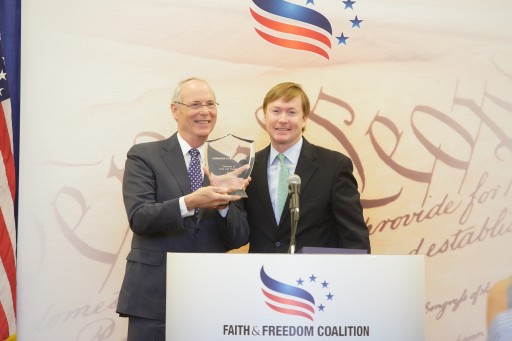 Pat Neal Honored With the 2017 Defender of Faith and Freedom Award
