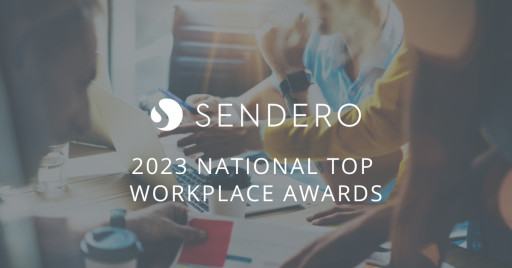 Sendero Recognized as a 2023 National Top Workplace