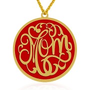 Mom Monogram Necklace