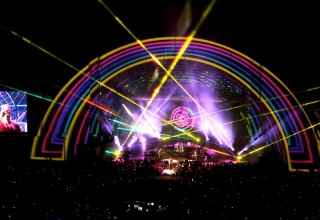 Hollywood Bowl Lights Up with Lasers for Coldplay