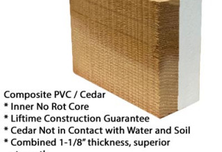 PVC Reinforced Cedar