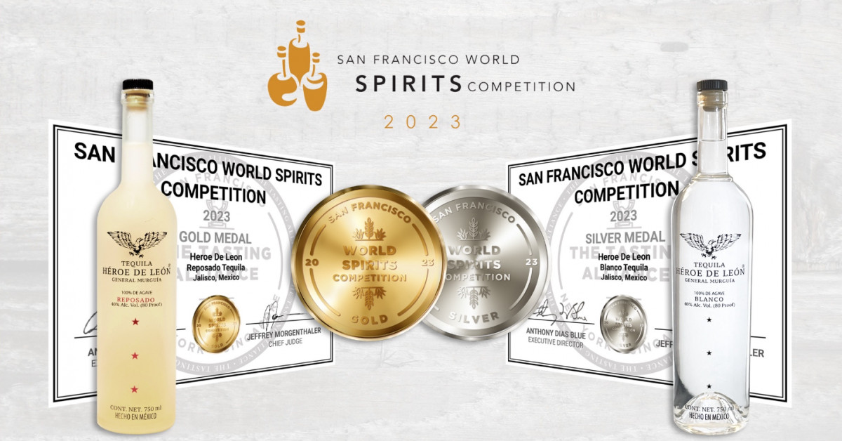 Héroe de León Tequila Wins Gold and Silver Medals at the 2023 San