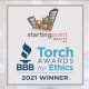 StartingPoint Realty Receives Torch Award for Ethics From Better Business Bureau