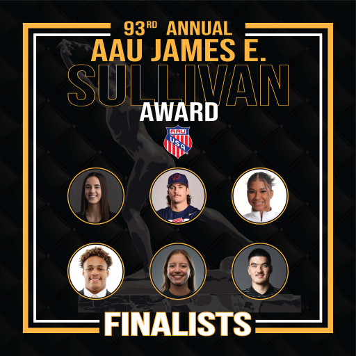 Olympic and Collegiate Stars Named 93rd AAU James E. Sullivan Award Finalists