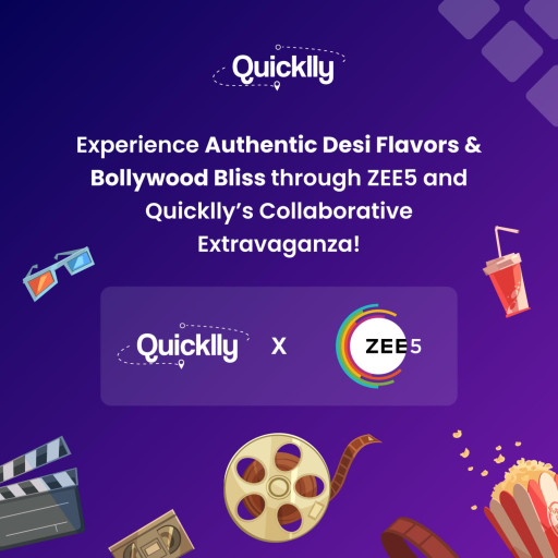 Quicklly and ZEE5 Global Join Forces to Bring Bollywood and Indian Flavors to Every Household in the US