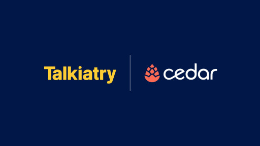 One of America's Largest Employers of Psychiatrists, Talkiatry, Partners With Cedar to Enhance Patients' Financial Experience