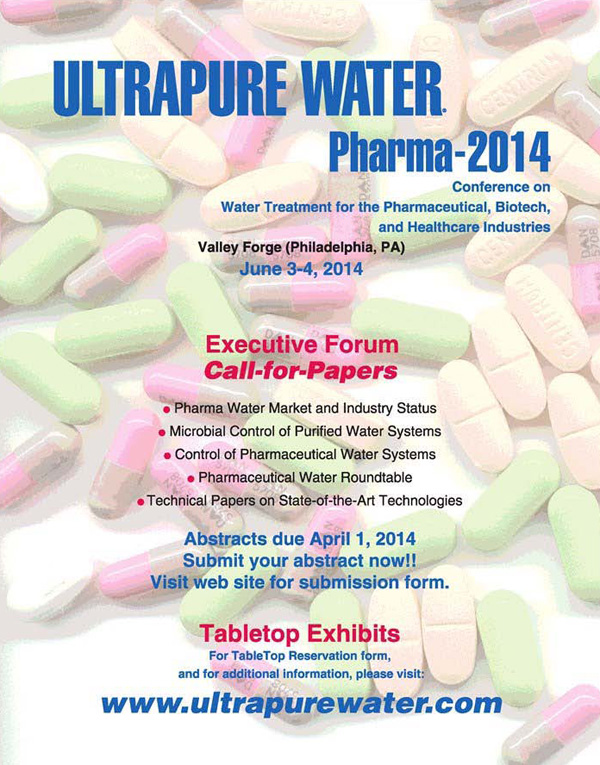 2013 Ultrapure Water Micro To Feature Four Sessions Newswire