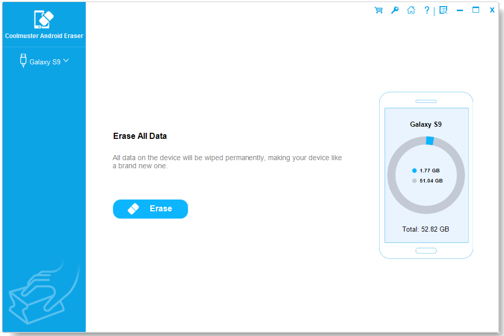 eraser data wipe