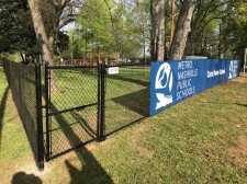 Commercial Fence Installation Donated