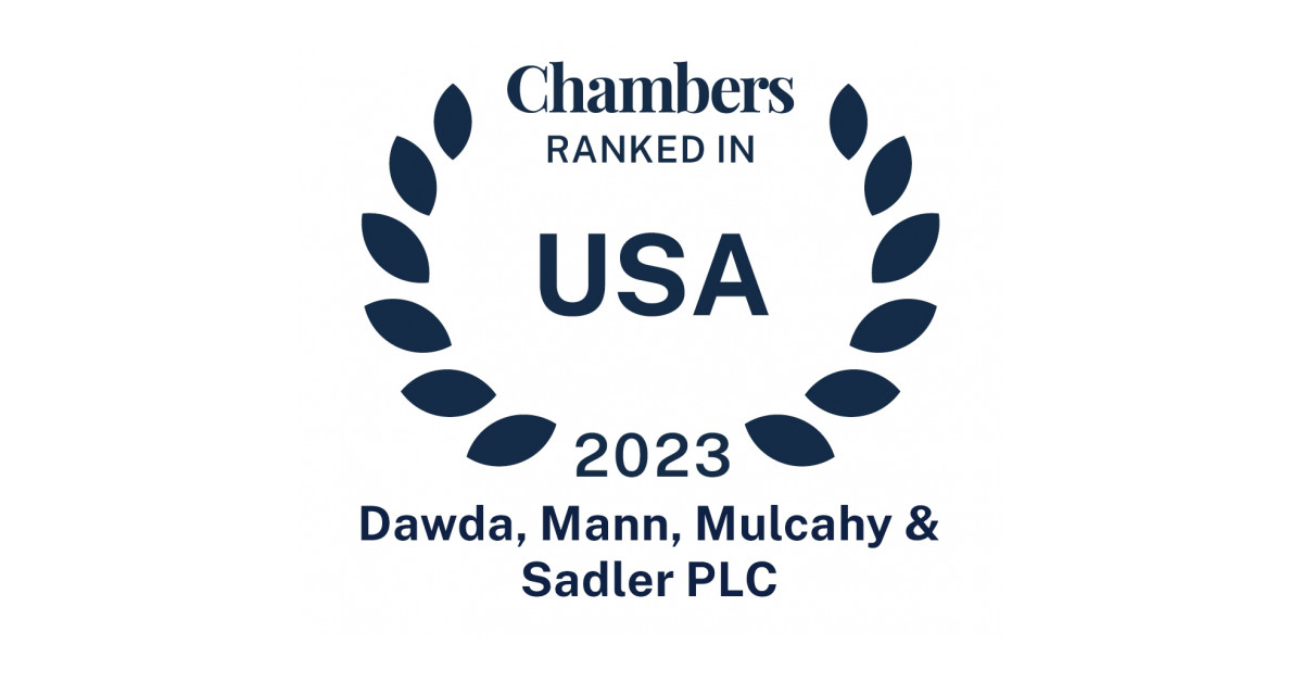Bloomfield Hills Law Firm, Dawda Mann, Recognized by Chambers in the