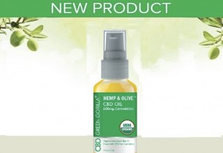 Green Gorilla's Hemp & Olive™ CBD Oil 600mg products in 1 oz. size