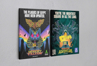 Canvas Prints Featuring NFT Artwork by Atari \/ Butcher Billy
