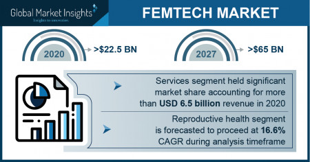 Femtech Market Growth Predicted at 16.2% Through 2027: GMI