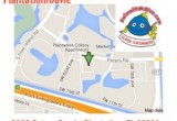 Map to the Plantation location for swim lessons. 