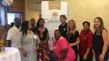 City Mayor and Vice Mayor with Colonial Assisted Living Staff