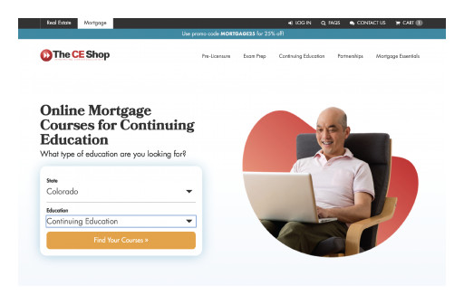 Offering a Modern, Engaging Option for Mortgage Education, the CE Shop Launches Pre-Licensure and Continuing Education Courses