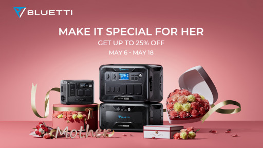 BLUETTI Helps Make Mother’s Day Special With Various Power Solutions