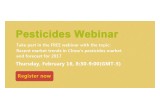 Free Pesticides Webinar