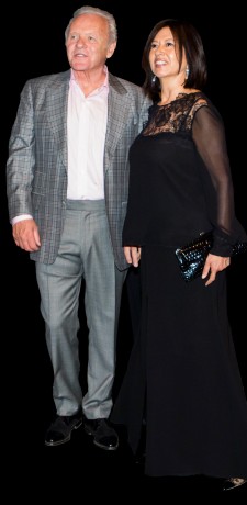 Stella and Anthony Hopkins