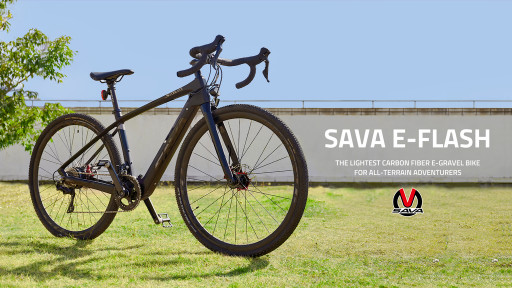 SAVA Announces Launch of E-Flash - The Lightest Carbon Fiber E-Gravel Bike for All-Terrain Riding