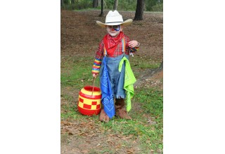 Clowning Around at Texas State Railroad's Pumpkin Patch