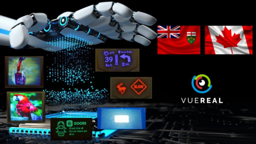 VueReal Inc. Awarded .5M in Support From Government of Canada and Province of Ontario