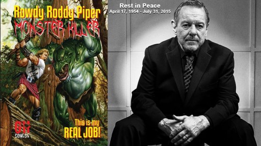 WWE Legend Rowdy Roddy Piper Monster Killer Graphic Novel - Now Available