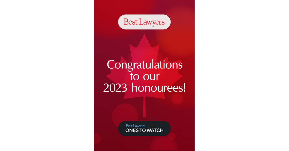 Best Lawyers Announces The 2023 Editions Of The Best Lawyers In Canada ...