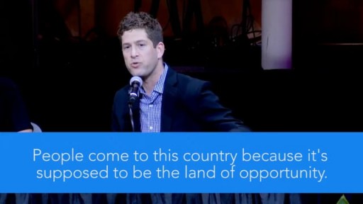 Watch Mike Tolkin stand up for religious freedom in NYC.