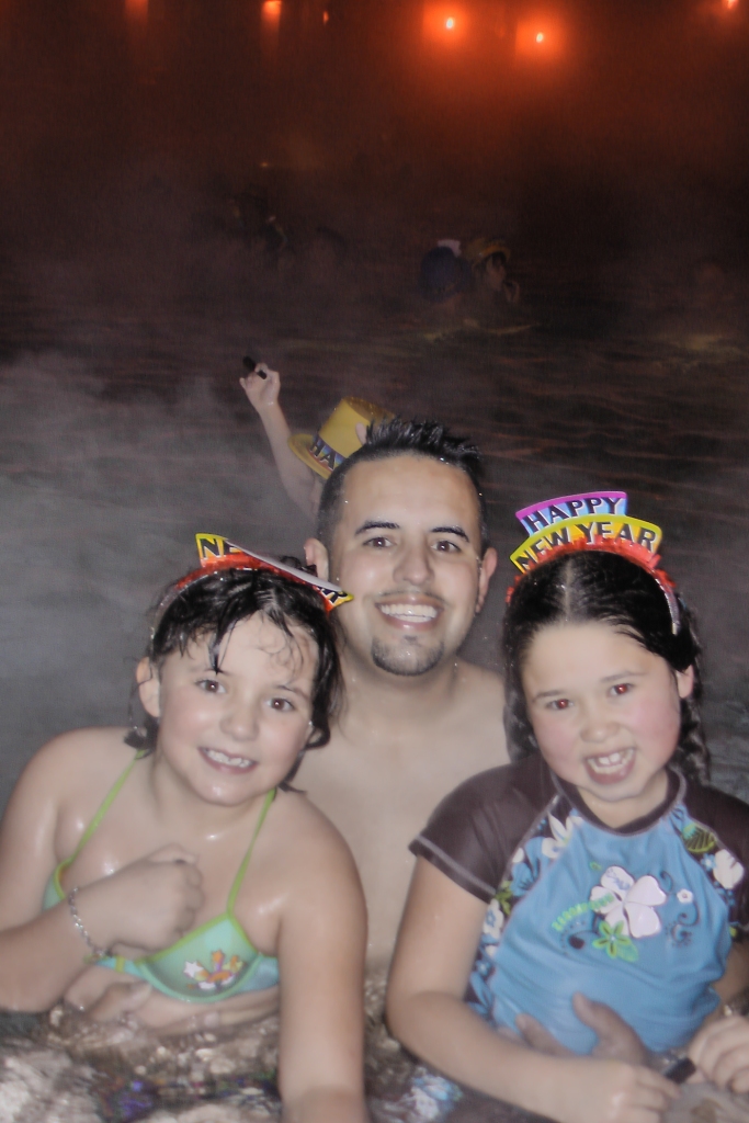 Croc Wrestling at the Glenwood Hot Springs Pool for a Snap Happy New