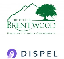 City of Brentwood and Dispel logos