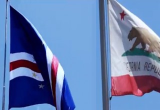 Cabo Verde & California Flags