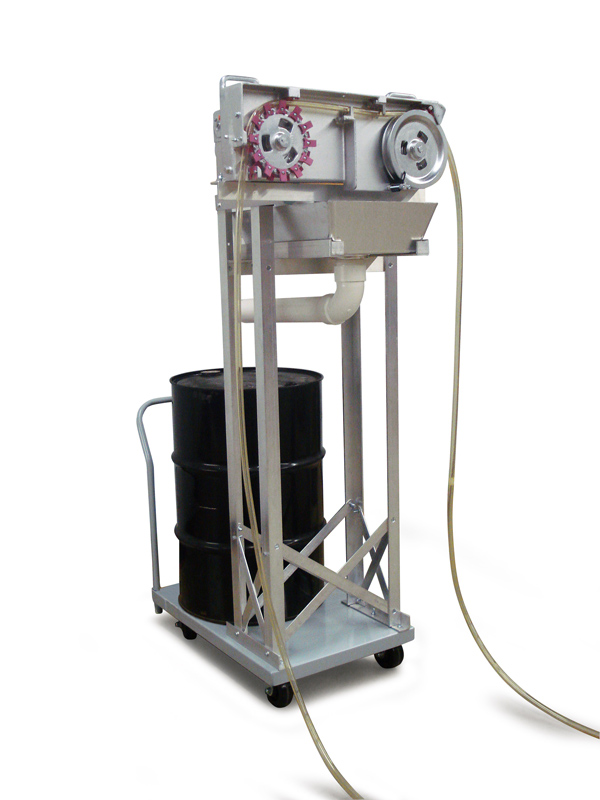 Oil Skimmers, Inc Easily Moveable Cart Mount Skimming System Makes the