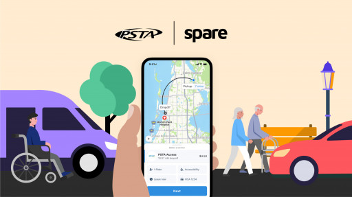 Spare Partners With PSTA to Expand Innovative Same-Day Paratransit Services