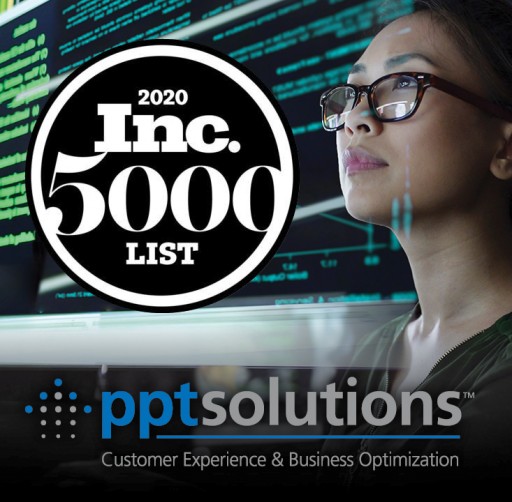 PPT Solutions Recognized for a Third Consecutive Year as One of America's Fastest-Growing Companies by Inc. Magazine